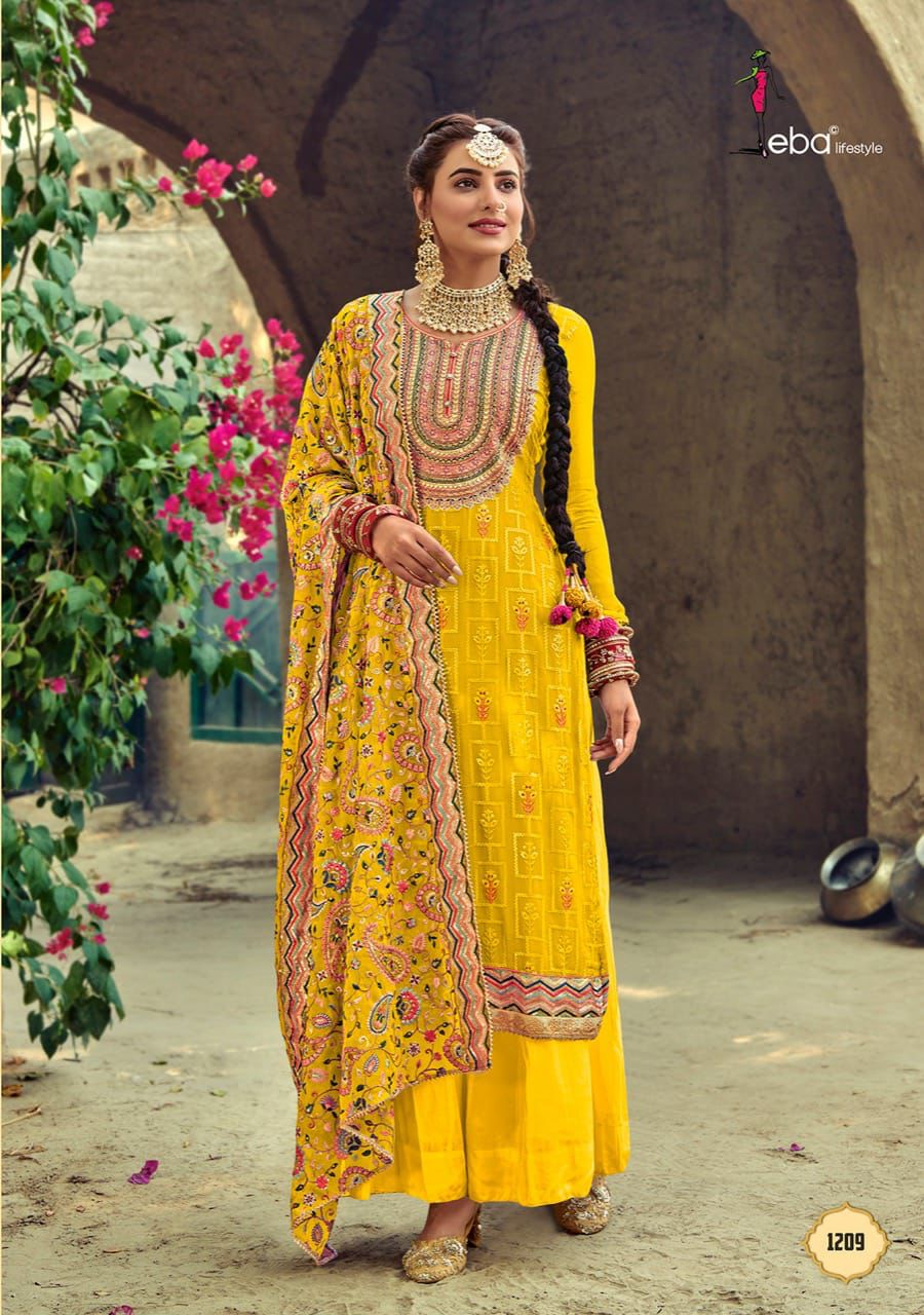 SATRANGI Heavy Festive Wear Designer Georgette Salwar Suit Collection